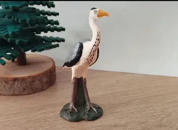 Figurine oiseau Héron cendré Animal de la campagne