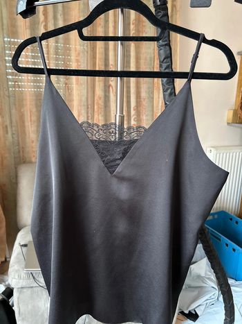 Caraco noir et dentelle River Island