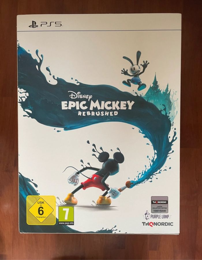Disney Epic Mickey Rebrushed Edition Collector sony playstation 5 Ps5
