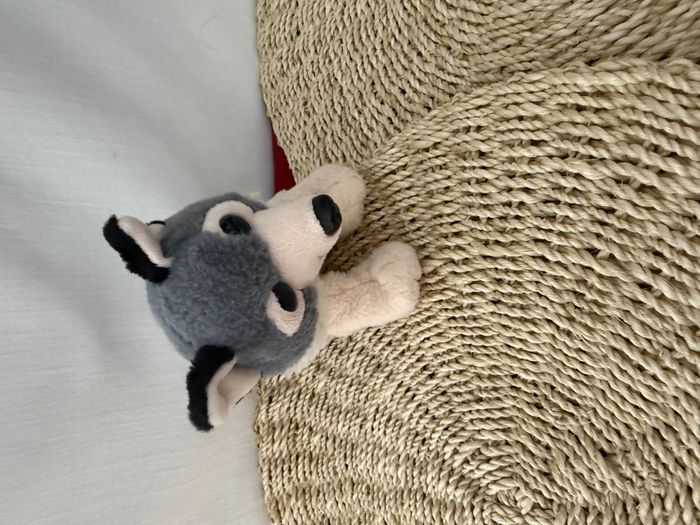Peluche loup JUNGLE AVENUE gris beige - photo numéro 5