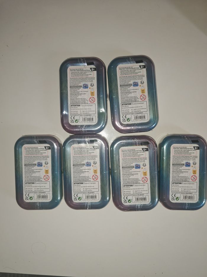 Lot de 6 mini tins 8.5 evolution prismatique neuves et scellées - photo numéro 2