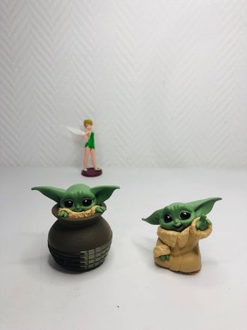 2 figurines Star Wars Grogu Baby Yoda