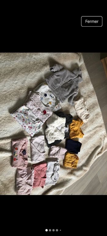 Lot vêtements fille