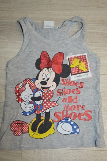 Débardeur gris Minnie 3 ans
