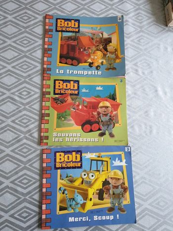 Lot de 3 livres Bob le Bricoleur