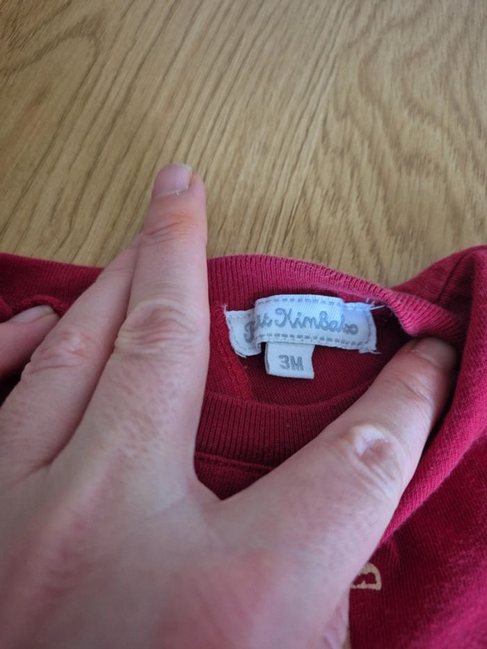 T shirt manches longues 3 mois - photo numéro 3