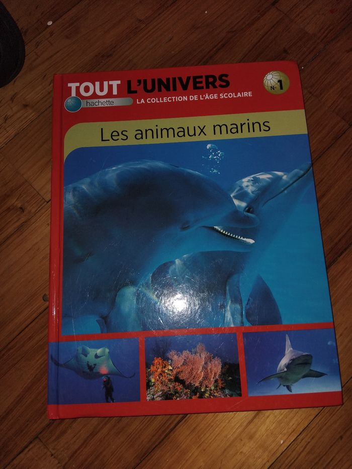Livre sur les animaux marin