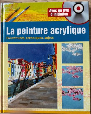 Livre initiation à la peinture acrylique