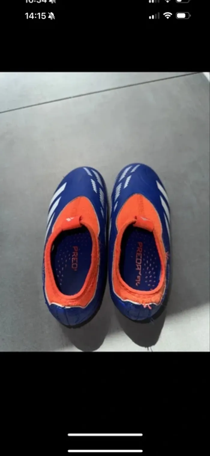 Chaussure de foot enfant t30 tres bonne etat