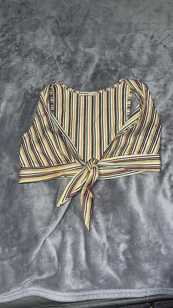 Pull&bear femme croc top multicolore M 38