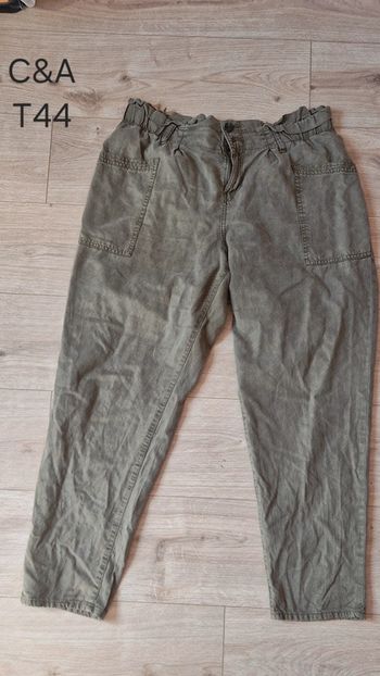 Pantalón cargo taille haute