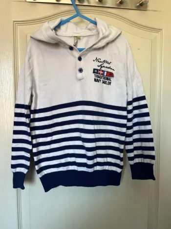Pull à capuche marinière Orchestra taille 8 ans