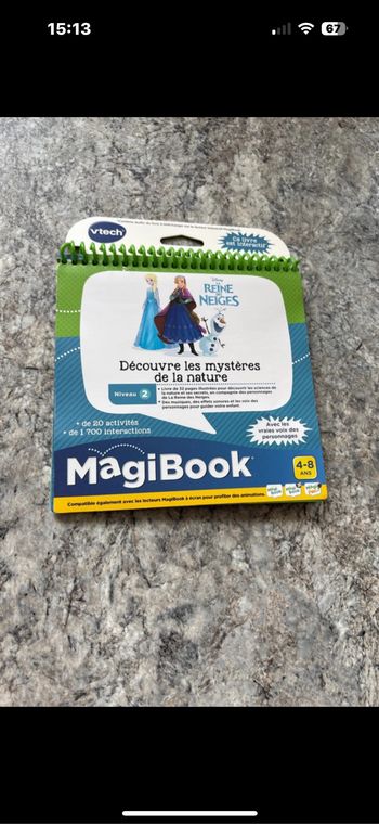 Magibook la reine des neiges