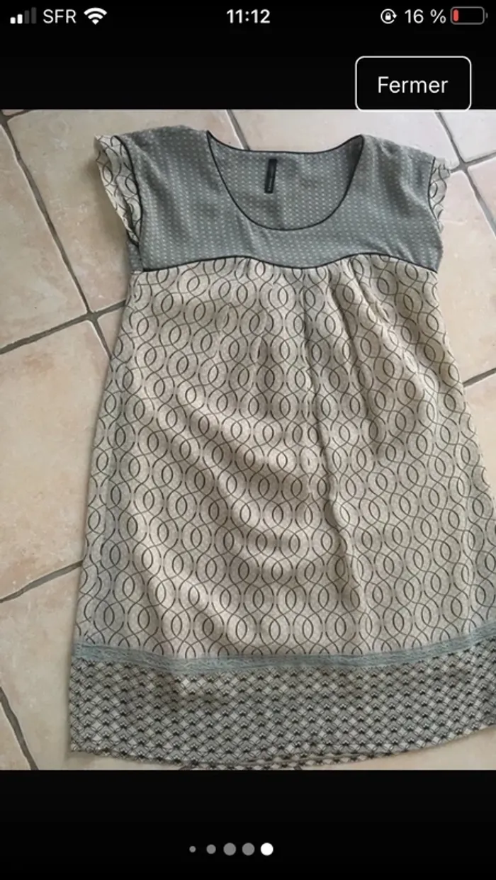 Magnifique robe en 36 de la boutique NafNaf excellent état - photo numéro 8