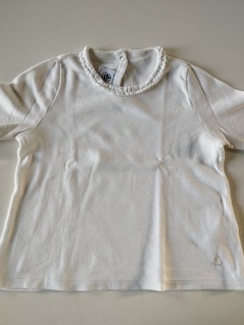 Tee shirt manches longues fille 24 mois