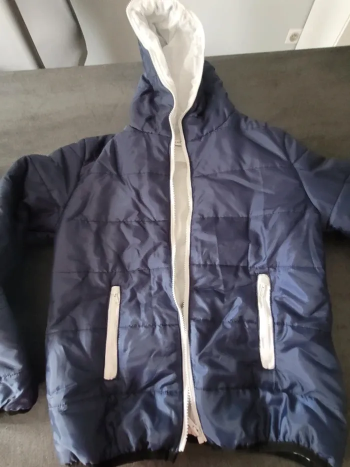 Parka garçon L bleu neuf - photo numéro 2