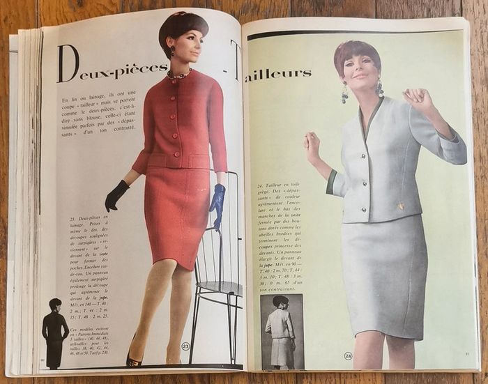 Ancien magazine Mode et travaux 1966 avec 3 patrons + supplément n°784 vintage - photo numéro 9