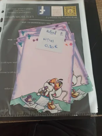 Feuille Diddl relief 41 0,30€