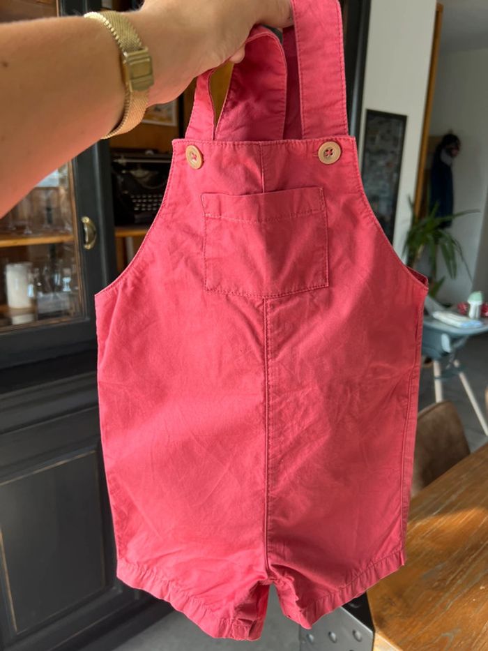 Salopette Rouge Petit Bateau
