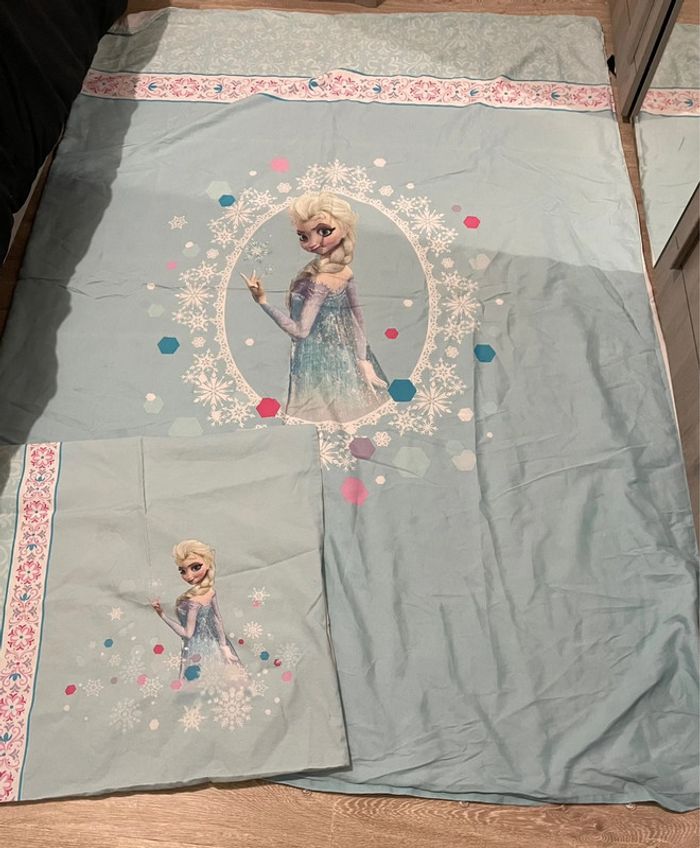 Parure de lit reine des neiges 1 personne