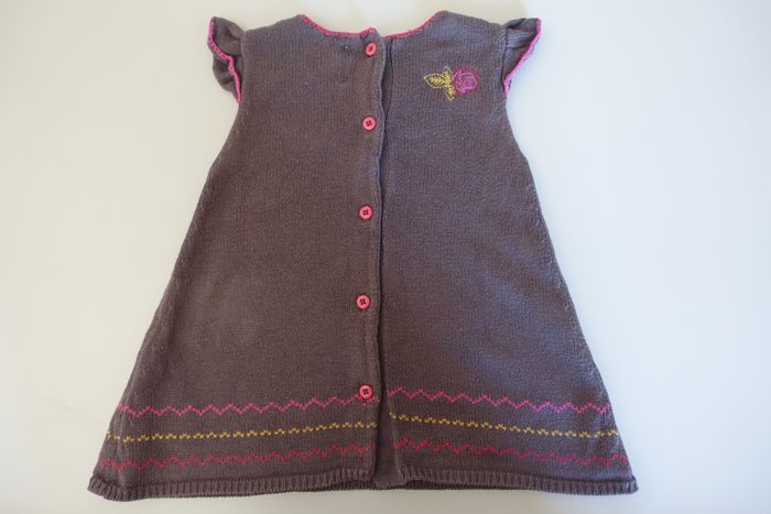 Robe-pull bébé fille 12 mois - photo numéro 2