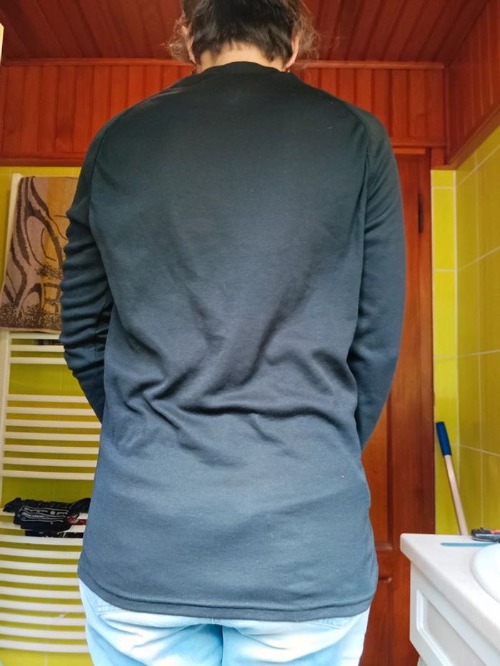 Sous pull de sport femme noir Wed'ze - photo numéro 6