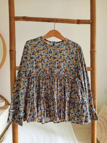Blouse fleurie Liberty Mayoral 7 ans