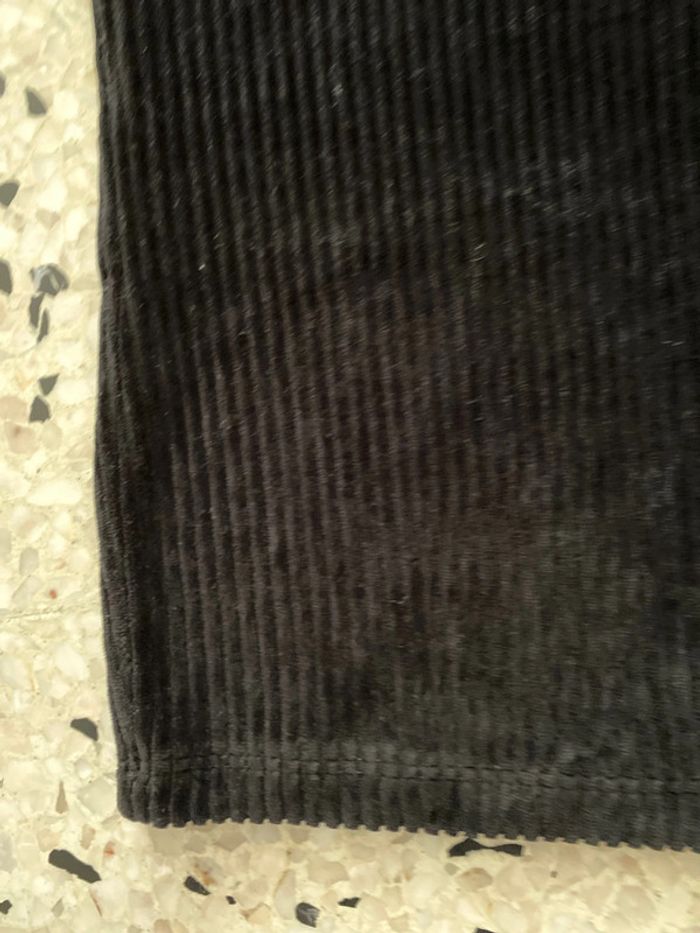 Jupe mi longue velours noir Atmosphère taille 42 - photo numéro 2