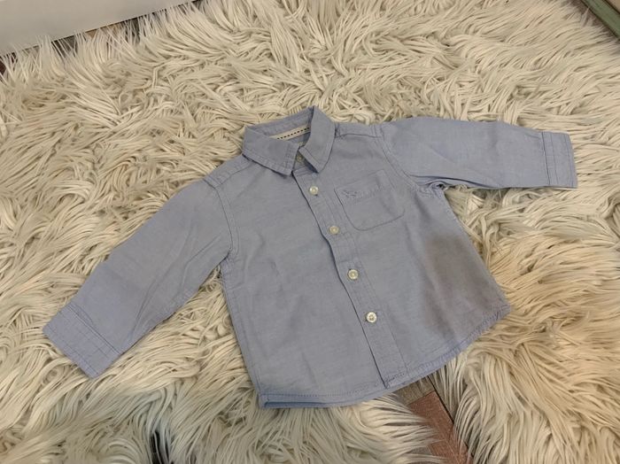 Chemise bleu claire uni - photo numéro 2