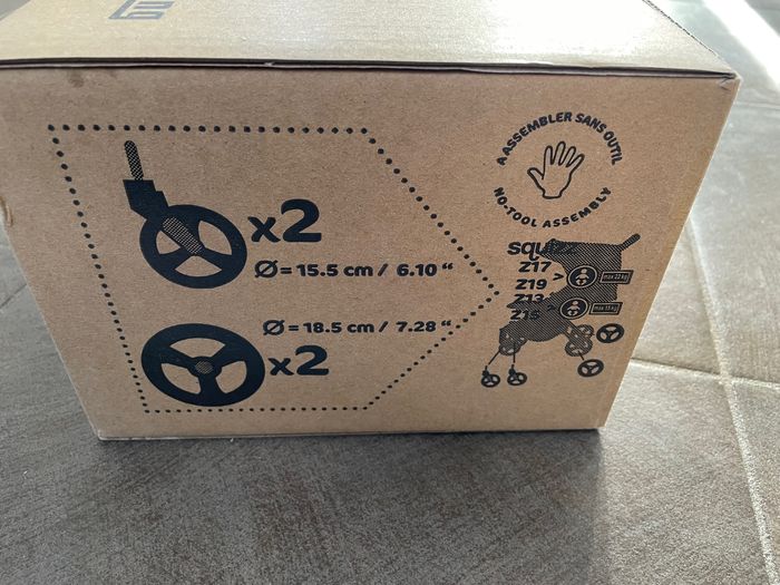 Roues tout chemin pour poussette Squizz Looping - photo numéro 3