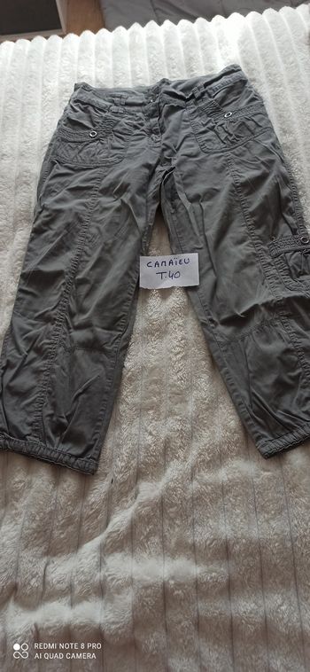 Pantacourt t. 40 camaïeu 