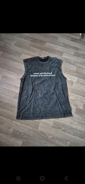 Débardeur noir femme taille XL