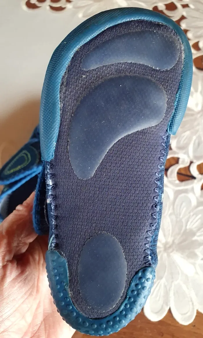 Paire de chaussons/basket bleu T: 26 - photo numéro 7