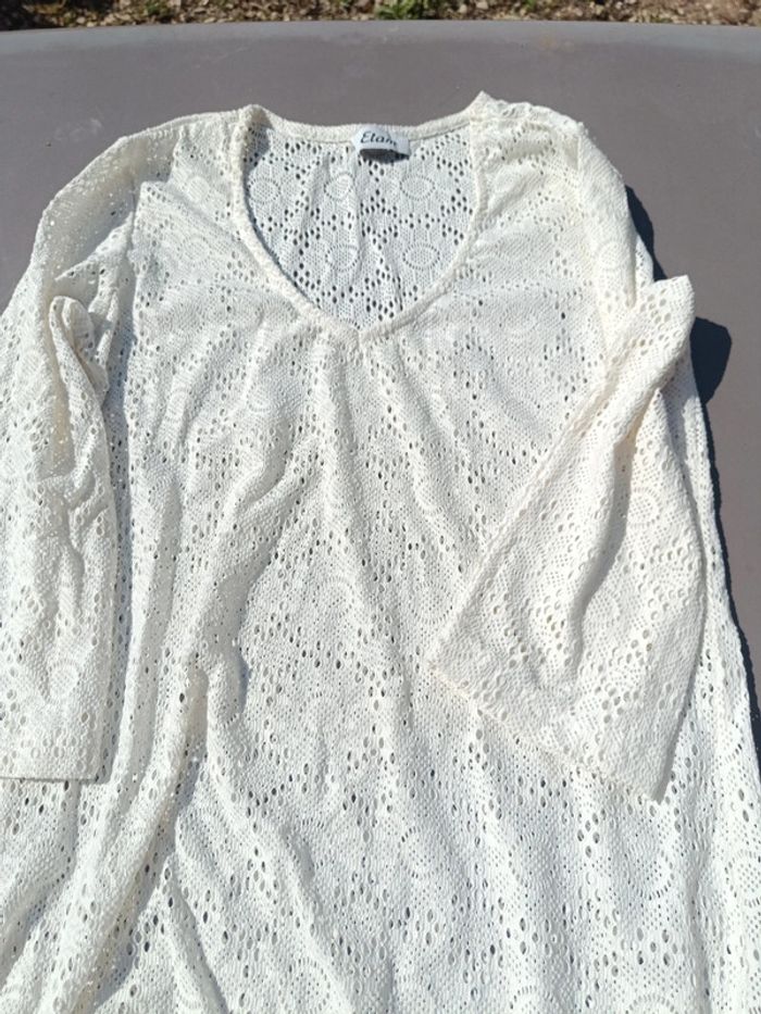 Robe blanche Etam - photo numéro 2