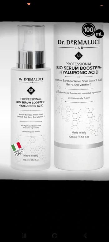 Acide hyaluronique Dr Dermaluci neuf bio sérum booster