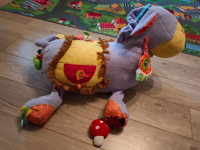 Maxi peluche d'éveil Laki l'âne - photo numéro 2