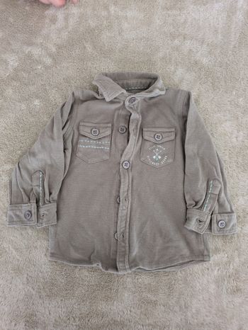 Chemise Bébé Garçon "Mes Petits Cailloux"