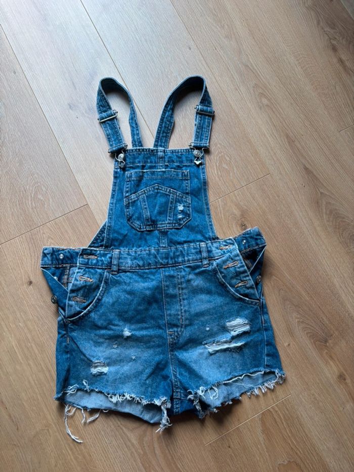 Salopette short en jean H&M