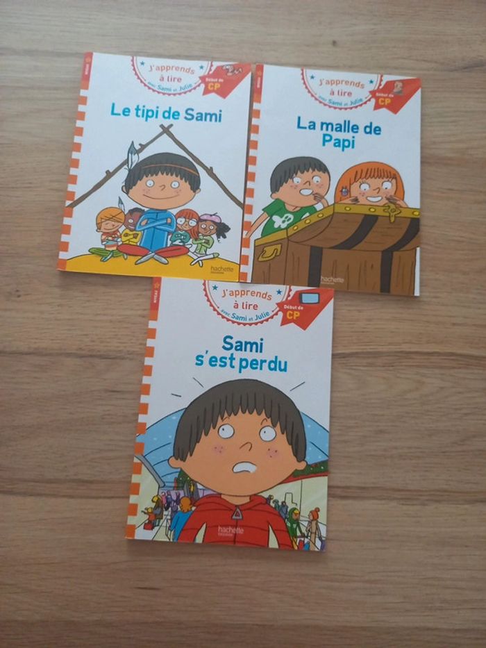 lot 3 livres Samo et Julie