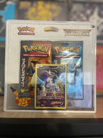 Duo pack génération arceus dracaufeu tortank 