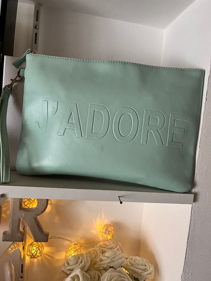 Sac/pochette enveloppe simili cuir mint Atmosphère TBE 🍬