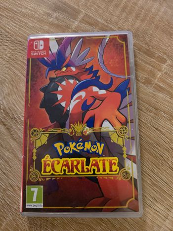 jeux Pokemon écarlate Switch 