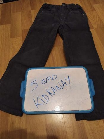 pantalon garçon (gris/bleu) 5 ans