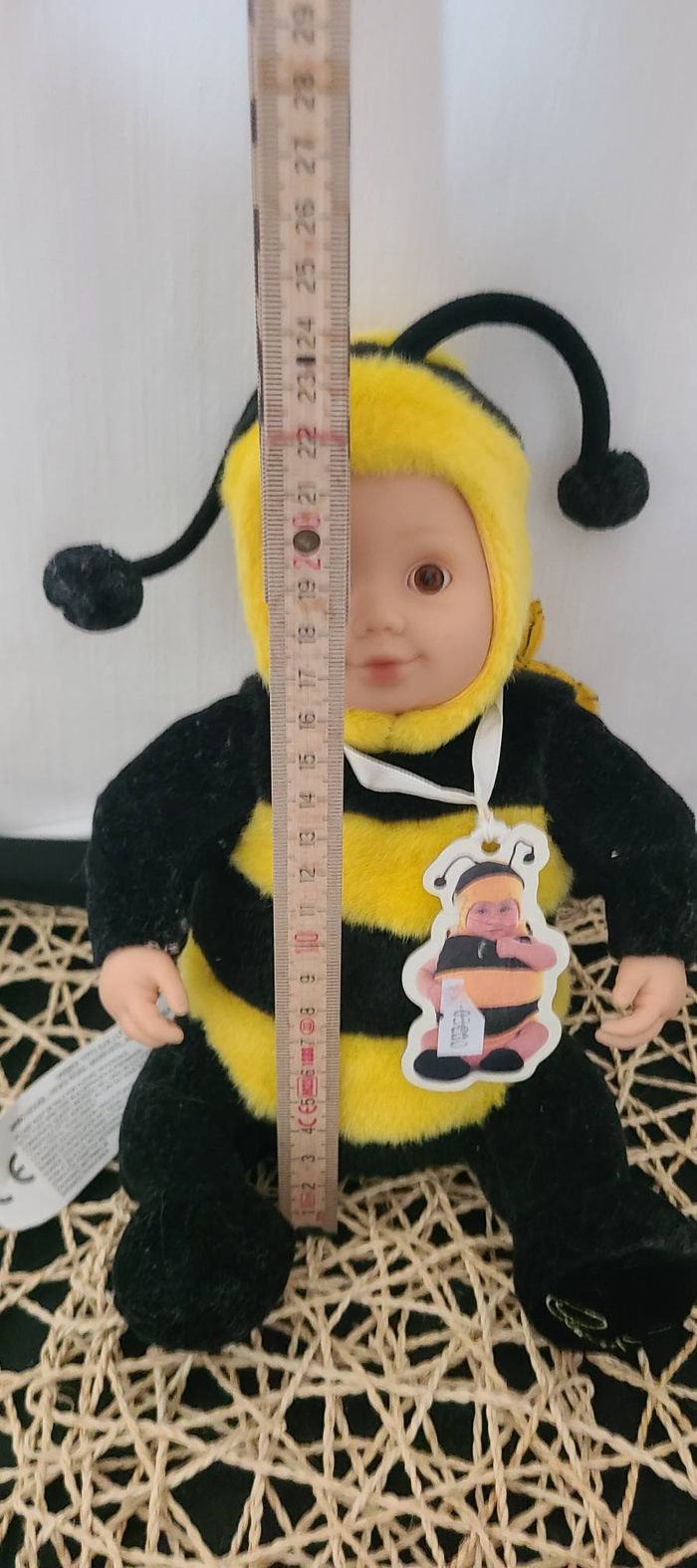 Peluche bébé abeille Anne Geddes vintage - photo numéro 5