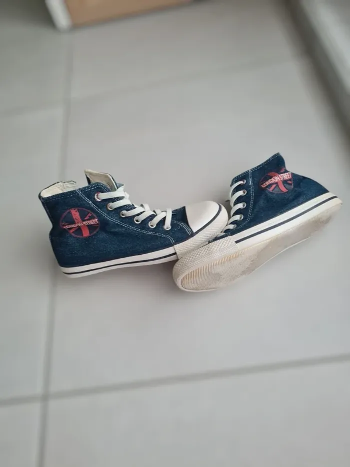 Chaussures montantes toile