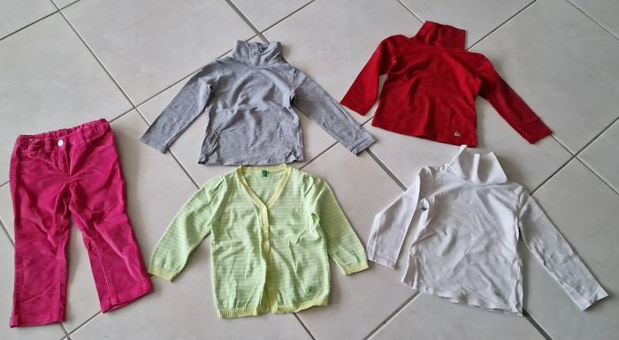 Lot vêtements fille Benetton