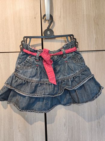 Jupe jean volants nky / 5 ans
