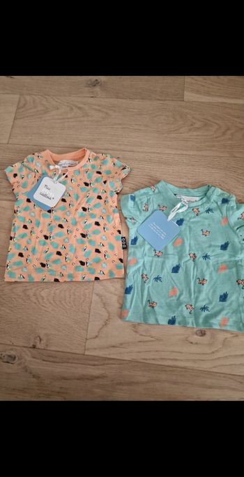 Lot de 2 t-shirts 3 mois