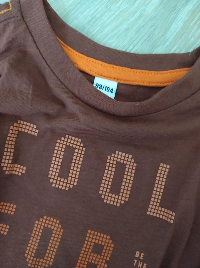 Tee-shirt marron Cool for ever - photo numéro 2