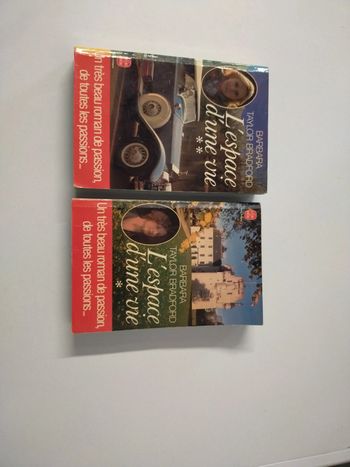 Lot de 2 livres Barbara Taylor Bradford